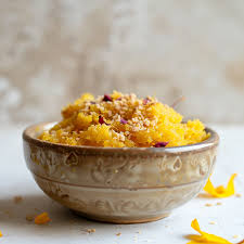 Kesar Suji Halwa (Tray)